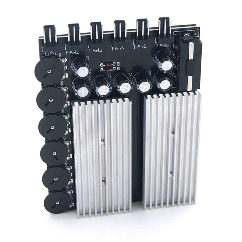 3 контактный контроллер скорости вентилятора Molex 4pin или SATA Powerd 6 / 8 Way ручка