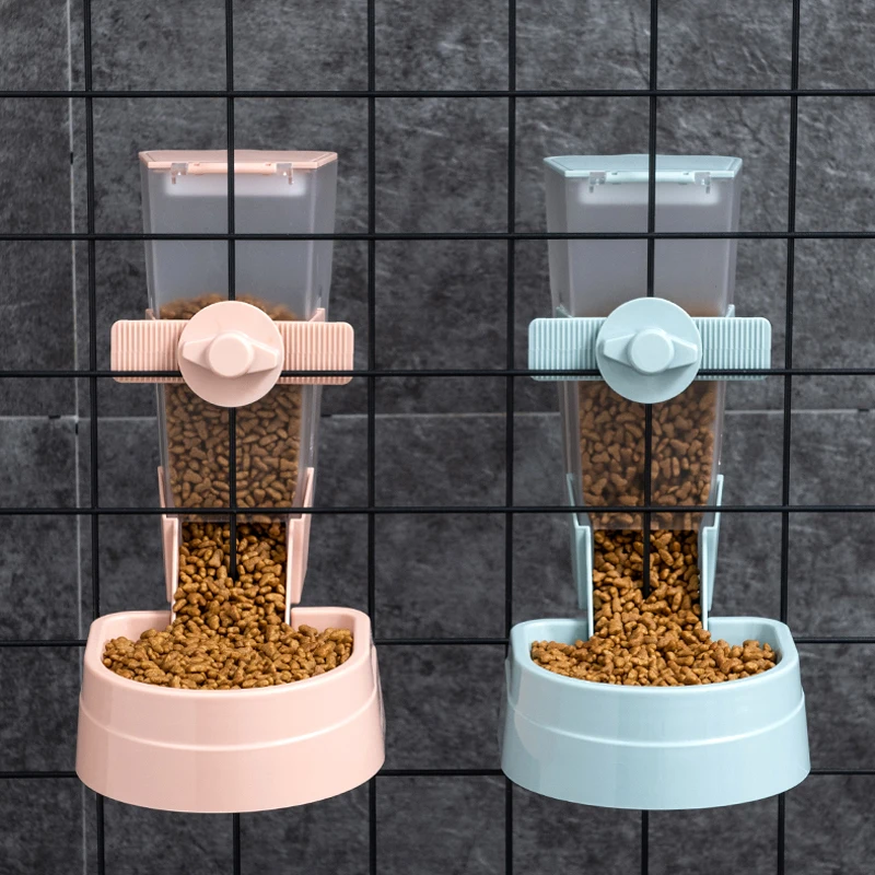 

SHUANGMAO кормушка для домашних животных может висеть стационарная клетка для кошек и собак прочный щенок котенок автоматическое питание проду...