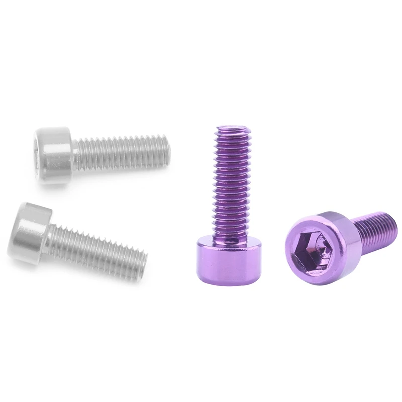 2 пары болтов для велосипедной бутылки с водой M5 болты из алюминиевого сплава