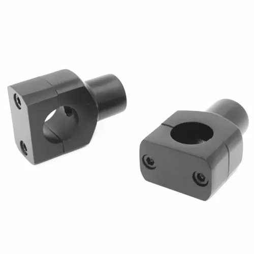 Пара черный 1 &quot25 мм мотоцикл руль Райзер адаптер Джамбо для Harley Honda Yamaha Kawasaki Suzuki