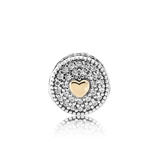 Бусины из стерлингового серебра 925 любовь Шарм Подходит для женщин Pandora Essence браслет DIY ювелирные изделия - Цвет: 1