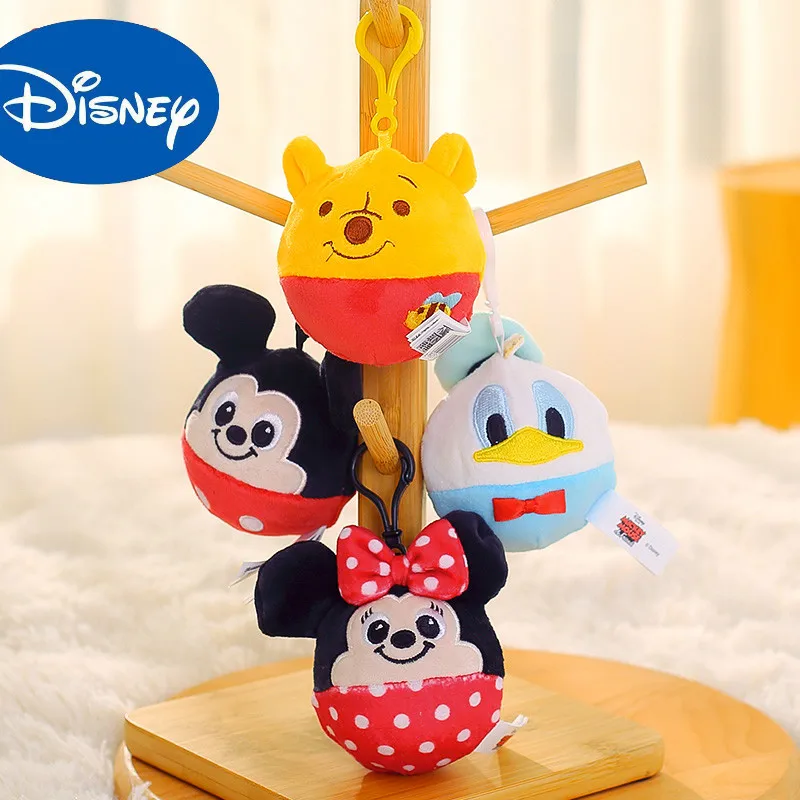 

Disney Stuffed Animals Plush Mickey Mouse Minnie Winnie the Pooh Doll Lilo and Donald Duck Keychain Birthday Gift Kid G