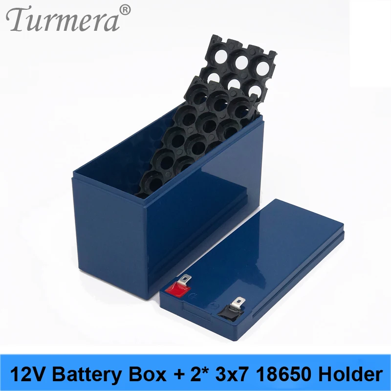 Контейнер для хранения батарей Turmera 12 В 7-21 А · ч 3x7 18650 3S 40 BMS со свинцово-кислотным