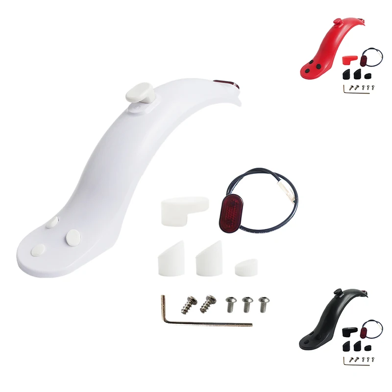

Scooter Rear Mudguard Taillight Fender Set for Xiaomi M365/1S/PRO Electric Scooter Accessories