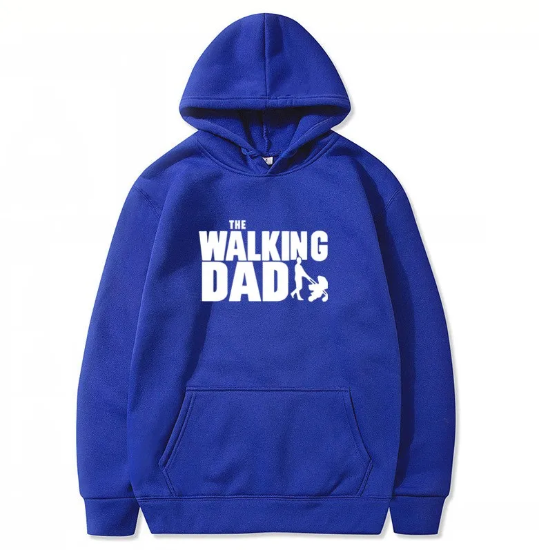 Толстовка ходячий папа мужские топы повседневные хлопковые Кофты на День отца