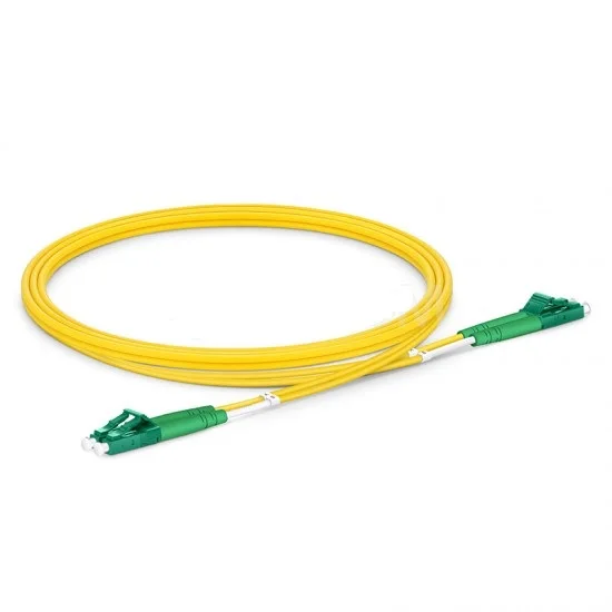 LC APC Fiber Optic Patch Cord Duplex 2.0mm PVC Optical Jumper Single Mode FTTH Fiber Patch Cable LC Connector Patchcord
