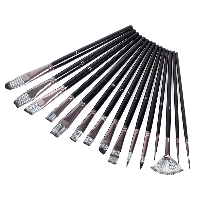 15 шт. акриловая губка для рисования волос | Канцтовары офиса и дома