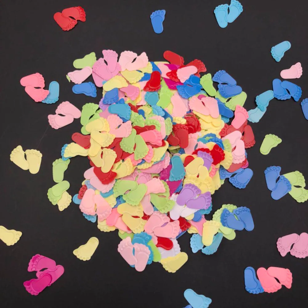 Ступня смешанный цвет/15 грамм блестки ПВХ плоские для DIY Изготовление карточек