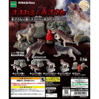 gashapon capsule toy japan epoch wolf models little red riding hood fairy tale ornament