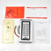 125khz ip68 keypad rfid access control system proximity card standalone 2000 users door access control waterproof metal case