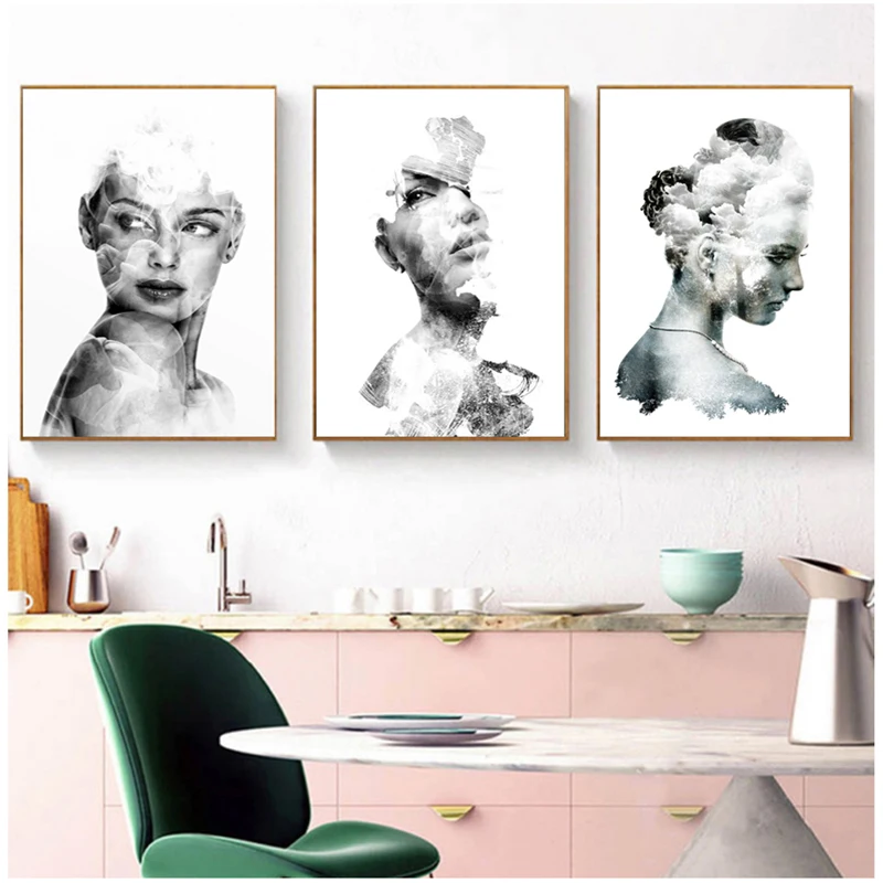 

Алмазная вышивка абстрактный портрет женщины фантазия Искусство diy алмазная живопись полная квадратная 5d Вышивка крестиком Мозаика christmasZP-1148