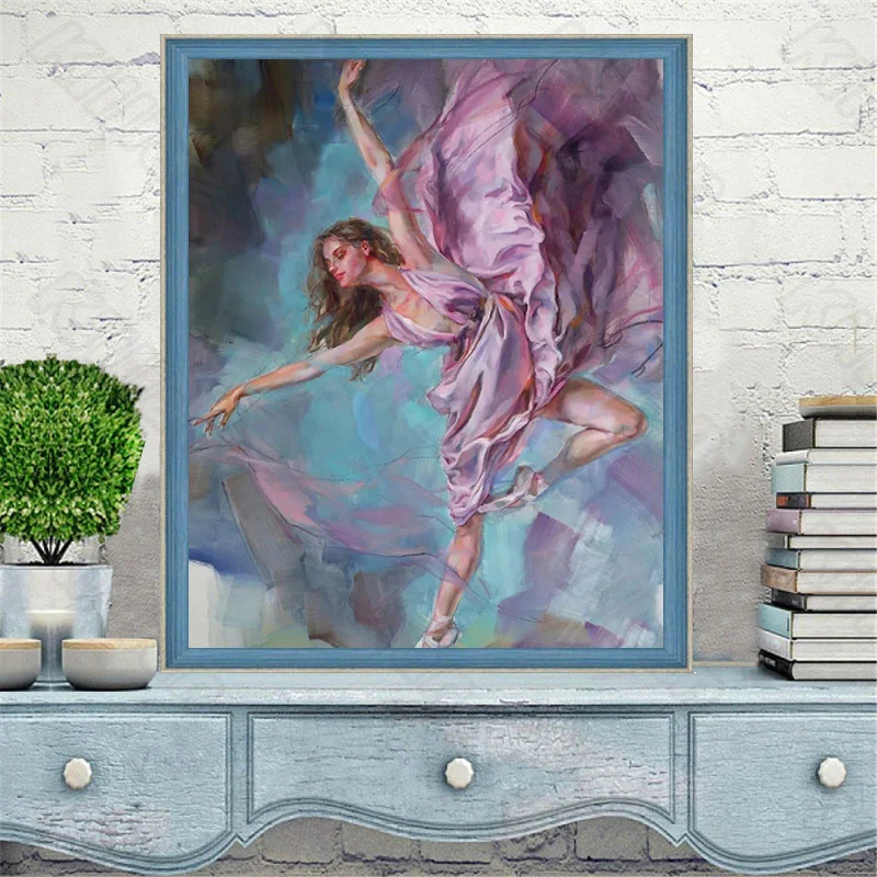 

Diy Diamond Decoration Painting Art Ink Beauty Abstract Square Diamond Round Diamond Customizable Wall Art Decoration