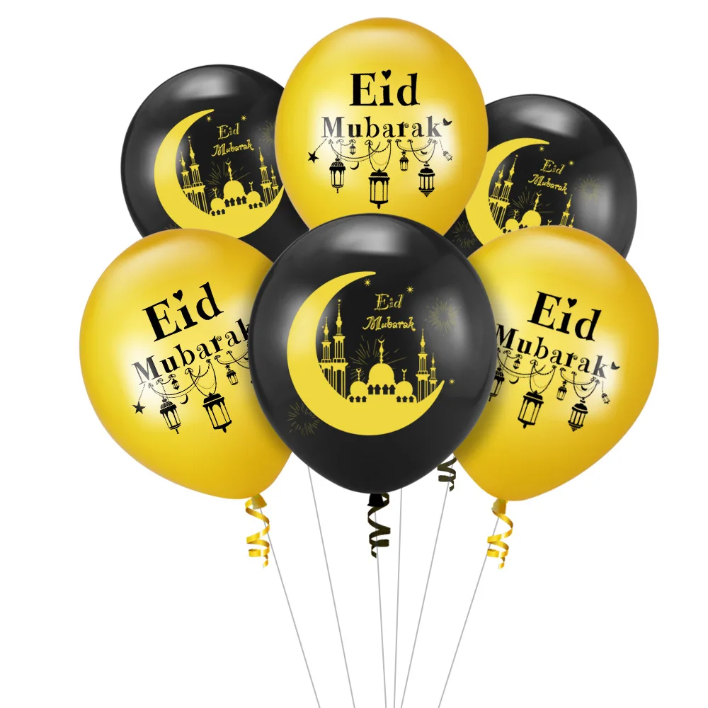 

Горячая Распродажа 12 дюймов ИД Мубарак латексный воздушный шар ИД Мубарак вечерние праздничные украшения