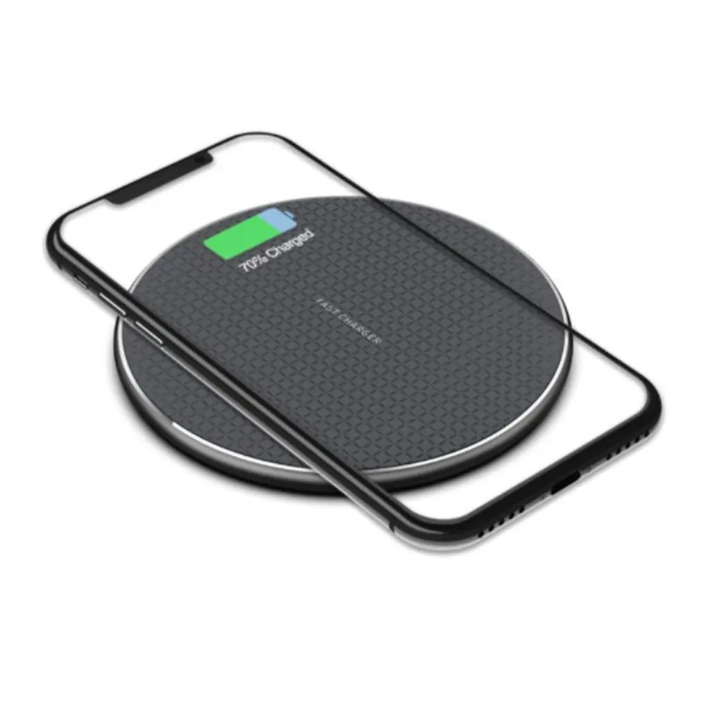 10w universal qi wireless charger for iphone charging pad for samsung for huawei samsung fast wireless charging stand free global shipping