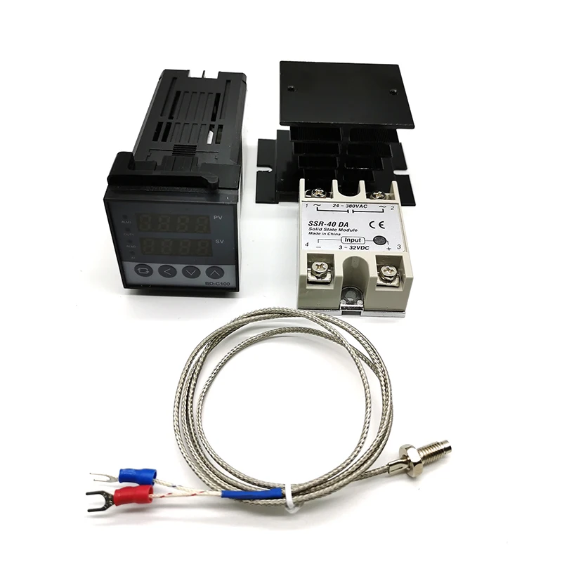 Цифровой ПИД регулятор температуры реле термостата/SSR выход 0 1300c с датчиком