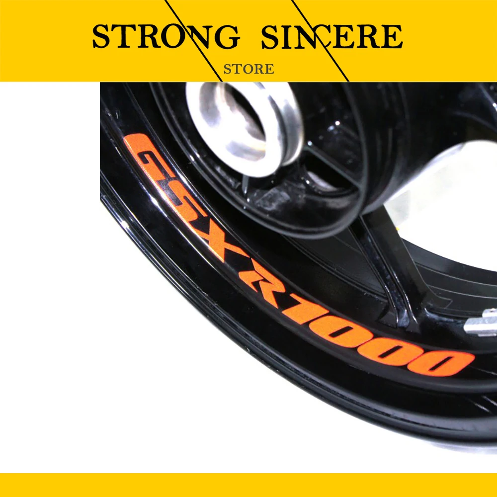 Наклейка на колесо мотоцикла отражающая обода подходит для SUZUKI GSX R1000|Наклейки и