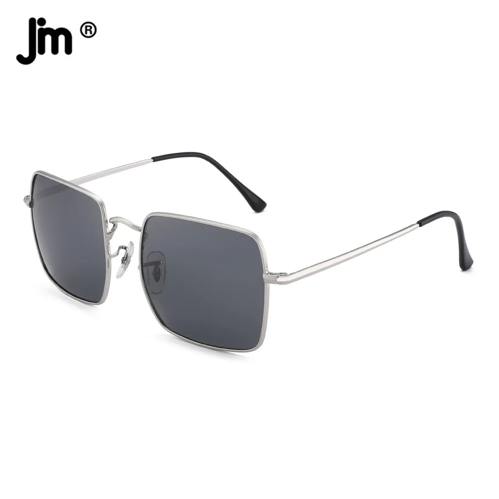

Polarized Square Sunglasses for Women Men Metal Frame Sun Glasses UV400