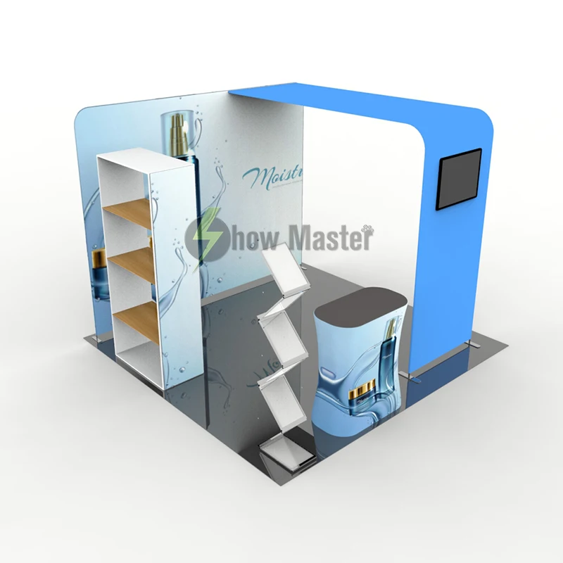 Складная Алюминий ткань выставочный Дисплей Системы ТВ Стенд 10x10 торговой