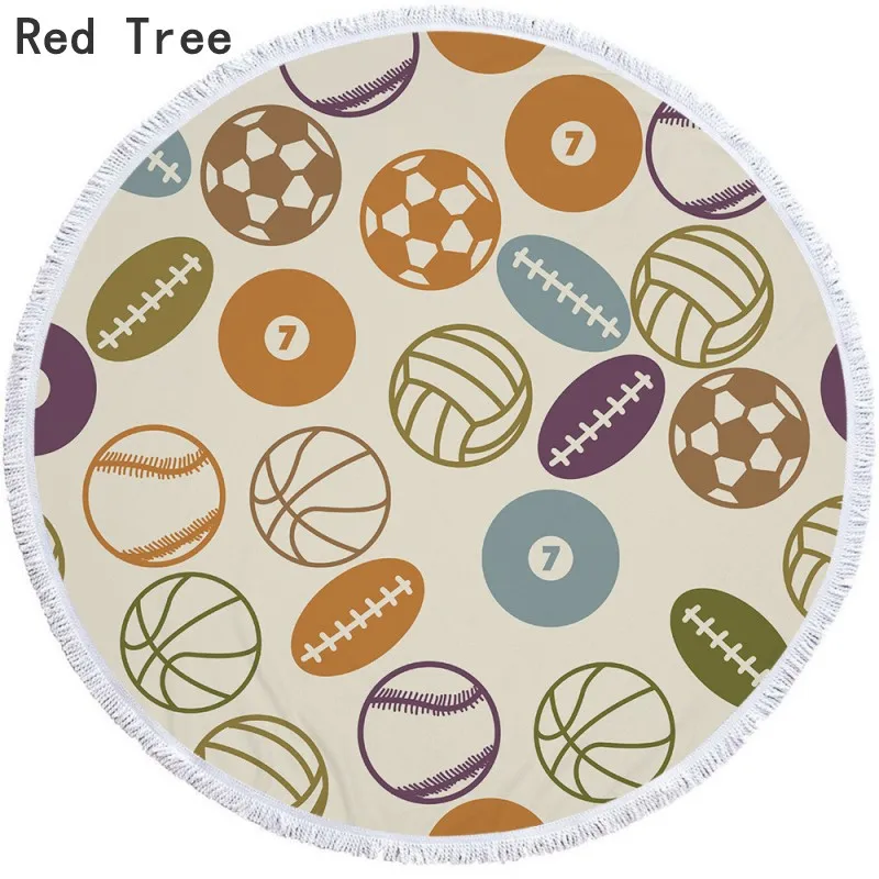 

Пляжное полотенце с кисточками в картонной коробке, футбольный мяч, 3D банное полотенце для душа для взрослых, 500 г, микрофибра, 150 см, коврик д...