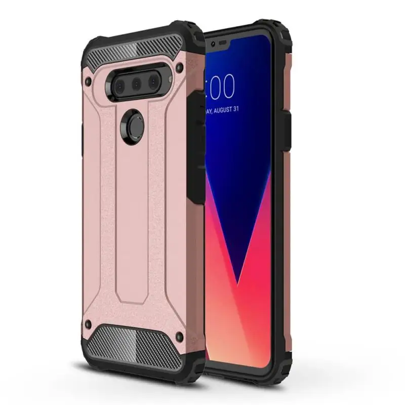 Прочный двухслойный защитный чехол UPaitou для LG V50 V40 G8 G7 ThinQ Plus G6 Pro сверхпрочный |