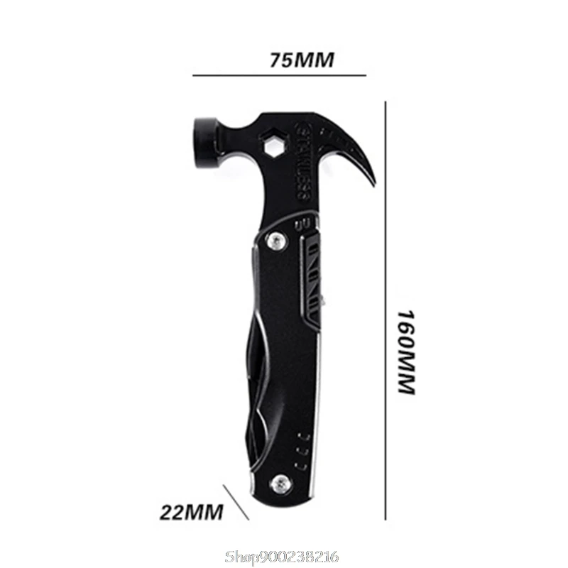 

Multifunctional Hammer Pliers Screwdriver Folding Knife EDC Multitool Outdoor Survival Camping D09 20 Dropship