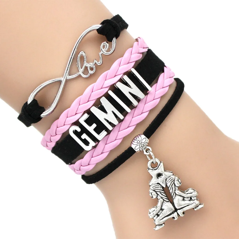

Zodiac Signs Capricorn Aquarius Pisces Aries Taurus Gemini Cancer Leo Virgo Libra Scorpio Sagittarius Mens Girls Women Bracelet