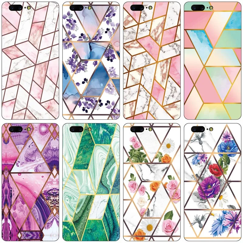 Мягкий чехол для телефона Oneplus 5 / One Plus Five A5000 блестящий Цветной силиконовый