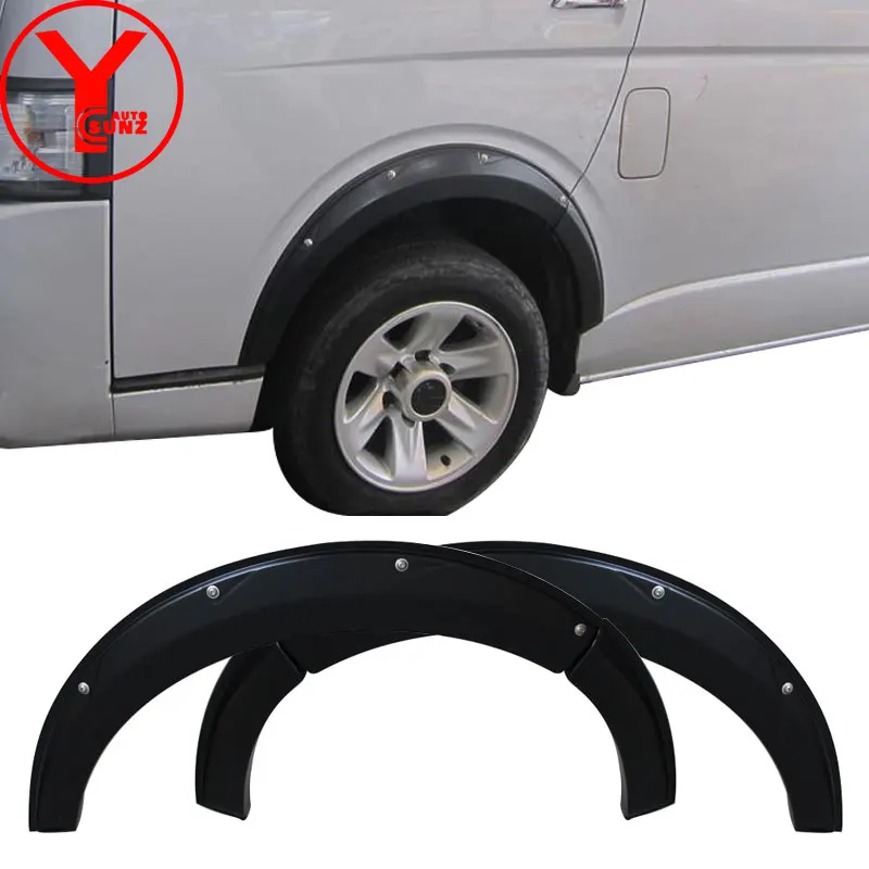 2005 2019 Универсальный ABS Матовый Черный арок крыло автомобиля аксессуары для