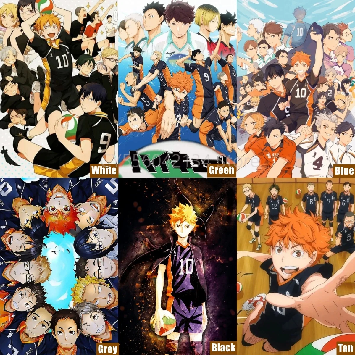

DIY 5D Diamond Painting Haikyuu!! Anime Full Drills for Adults Cross Stitch Crystal Rhinestone Pictures Arts Craft for Gift