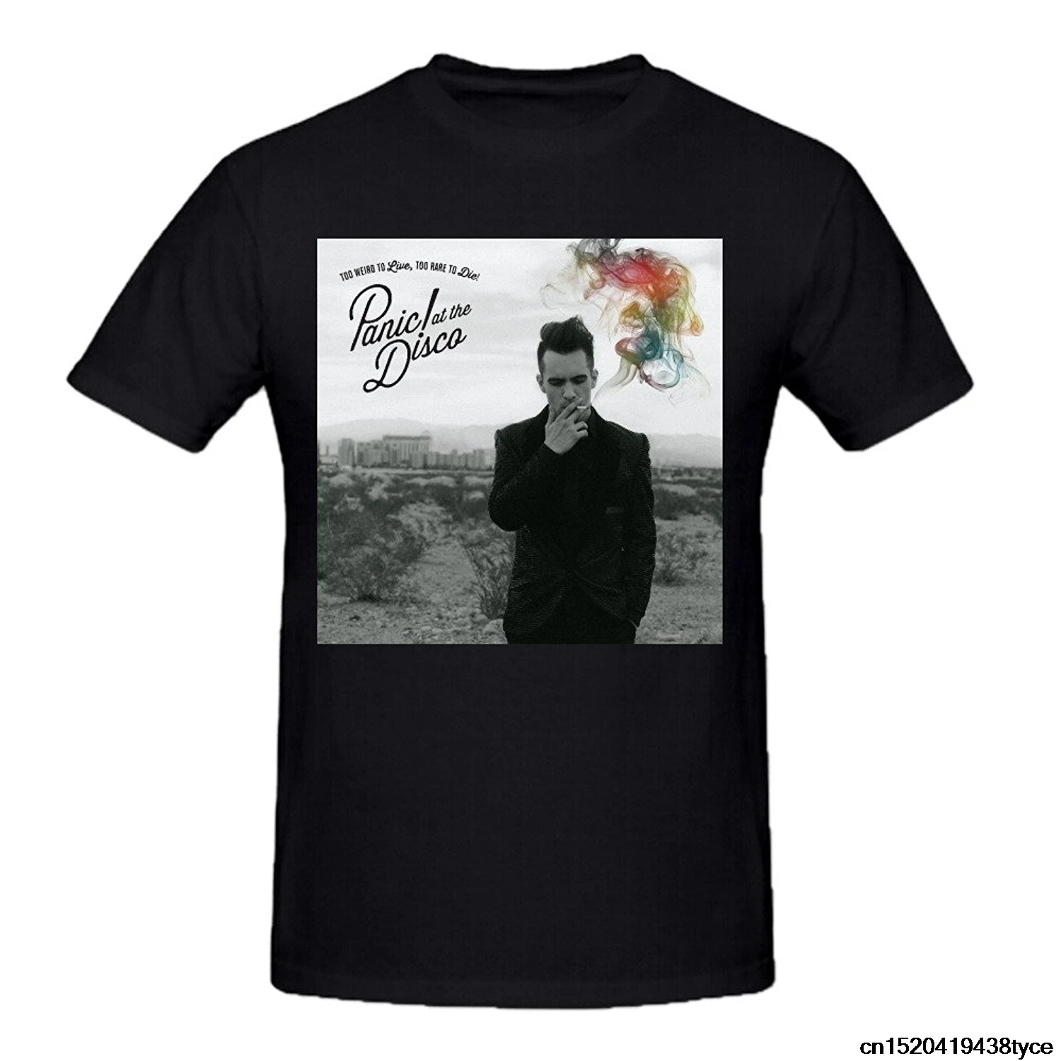 Футболка с надписью At The Disco O забавная мягкая модная футболка для мужчин|Мужские