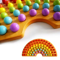 baby rainbow boardmontessori educational color sortingchildren learning sensory toys