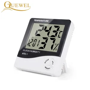 Цифровой термометр для ресниц, гигрометр для наращивания ресниц, электронный ЖК-дисплей, измеритель температуры и влажности ресниц, Погодная станция, часы