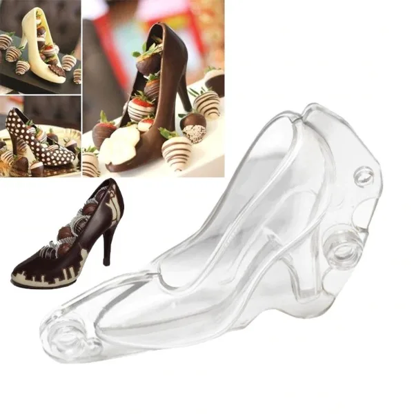

Fondant Shoe Chocolate Mold High Heel 3D Cute Candy Sugar Paste Mold For Cake Decorating DIY Home Baking Suger Craft Tools