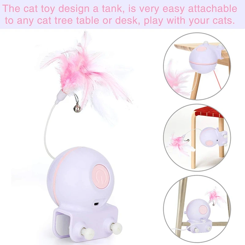 Игрушка для кошек 2 в 1 Автоматическая вращающаяся Стрелка и интерактивная