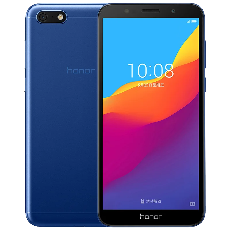 Blue Смартфон Honor 7 Play с глобальной ПЗУ 5,4" Fullview 2 Гб 16 Гб MT6739 четырехъядерный Android 8,1 камера 13 МП 3020 мАч Google Play - Цвет: Blue