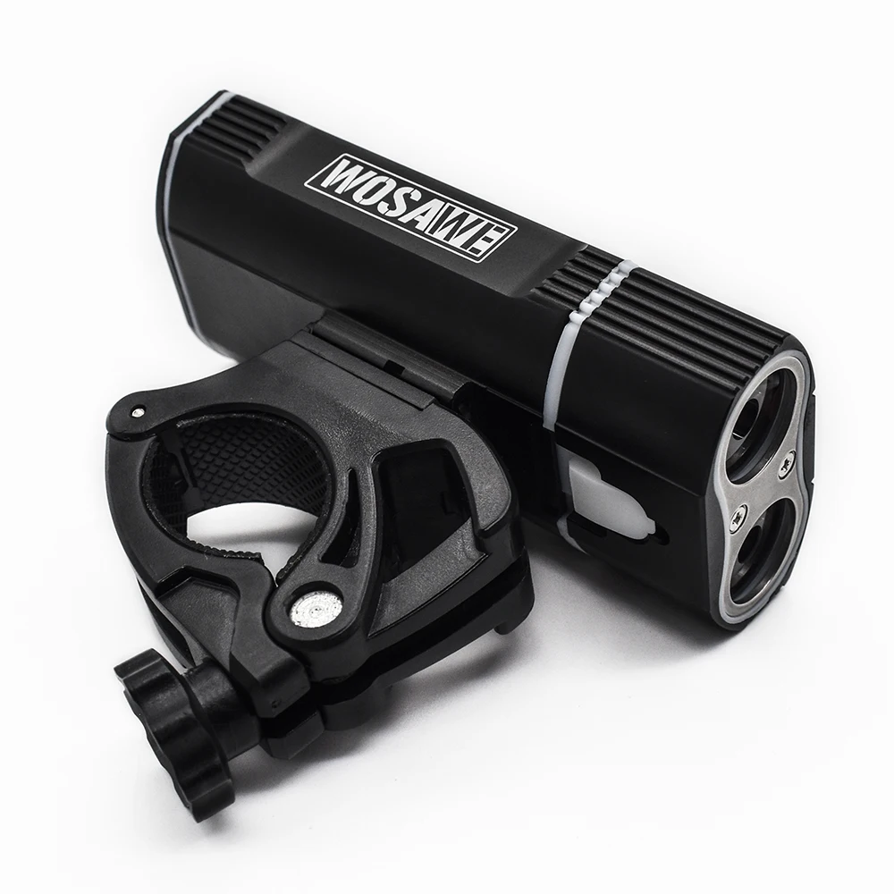 WOSAWE USB Аксессуары для велосипеда перезаряжаемый велосипедный фонарь на руль велосипедный светодиодный светильник 18650 Батарея Вспышка светильник фонарь передняя лампа
