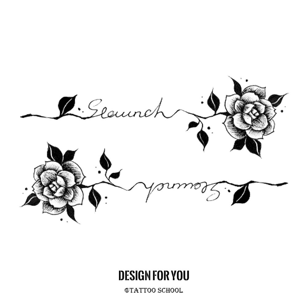 Водостойкие временные сексуальные татуировки для мужчин и женщин искусственная