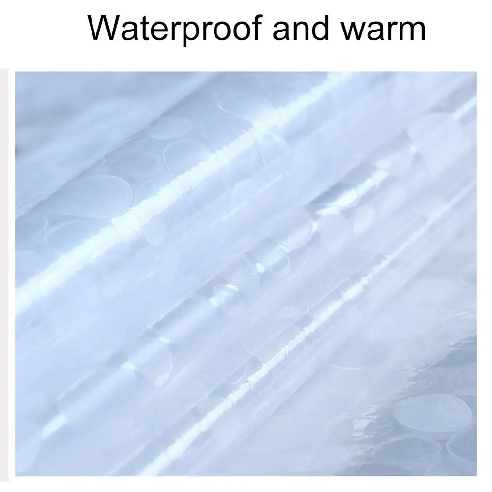 Новая модная полупрозрачная Водонепроницаемая душевая занавеска с узором из