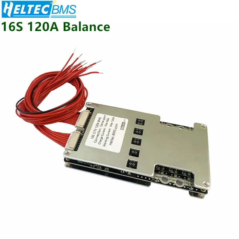 Wholesale 16S 120A BMS Balance Board for 3.7V 18650  Li-ion  Battery protection board/3.2v Lifepo4 Battery protection board
