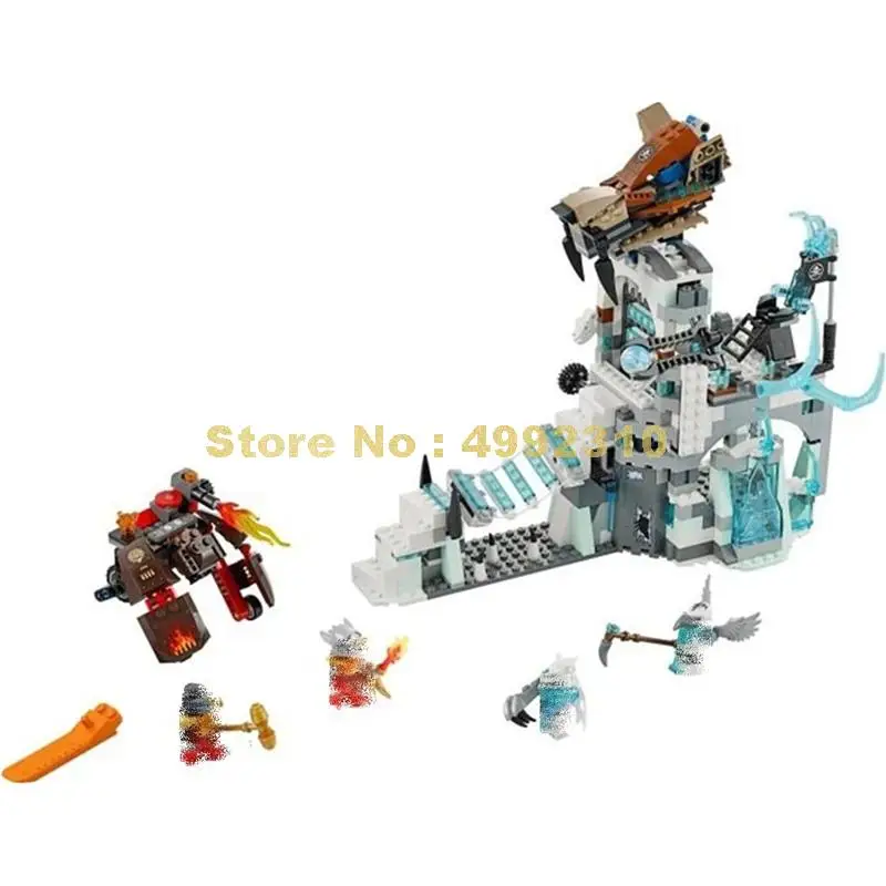 10296 668 шт ниндзя sir fangar's fortress bela 70147 строительный блок кирпичи игрушка