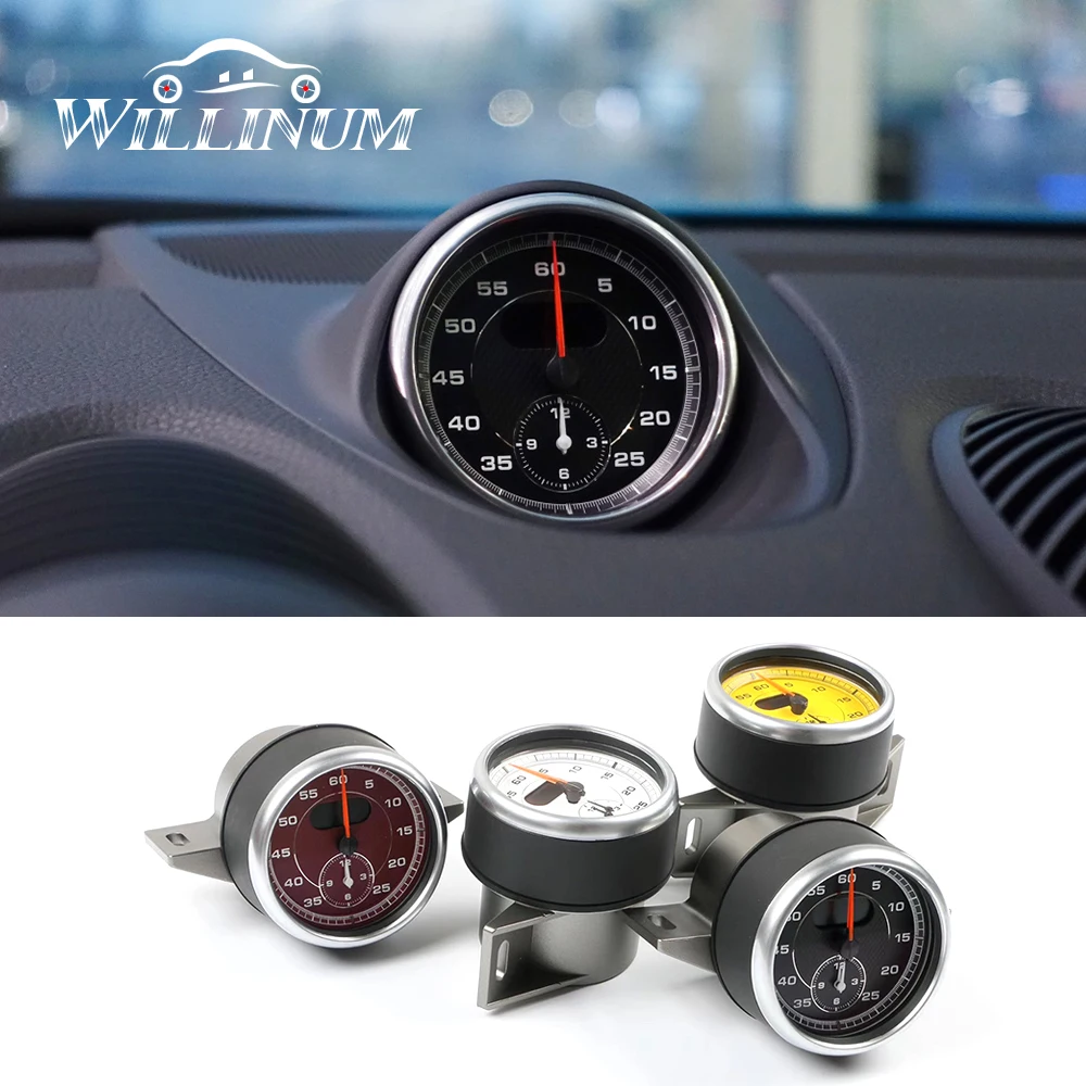 

Автомобильная консоль, приборная панель, секундомер для Porsche Macan Cayenne Panamera 911 718 971 9YA Boxster, внутренняя панель автомобиля, часы, время