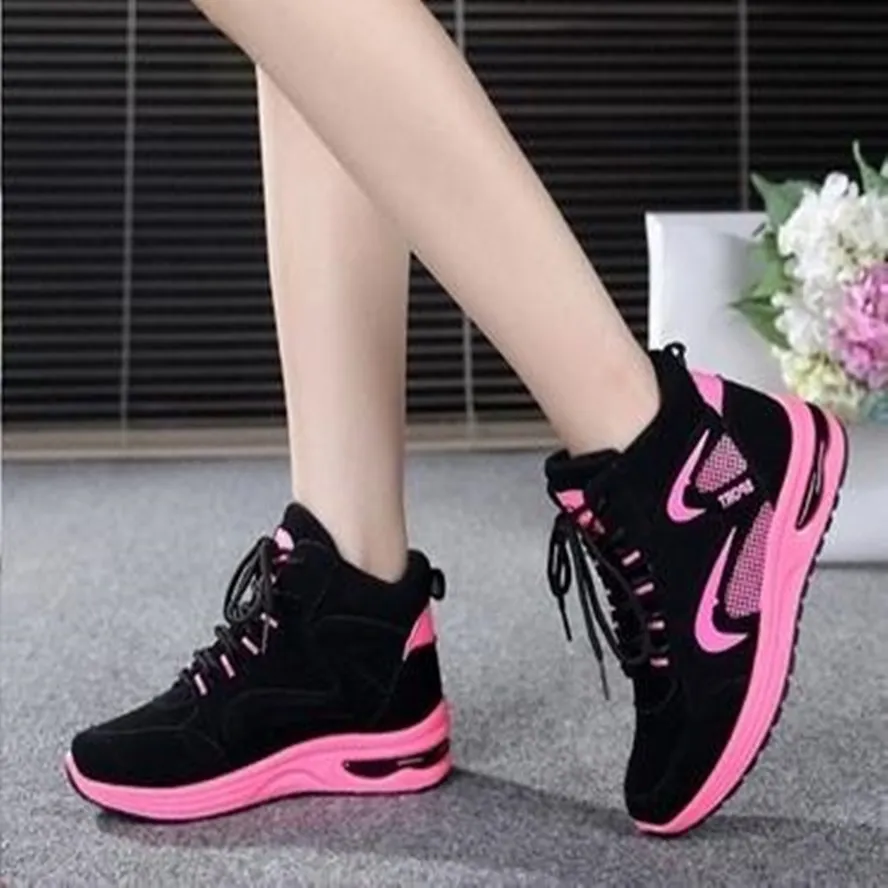 2020 осень-зима женские модные спортивные ботинки брендовая повседневная обувь