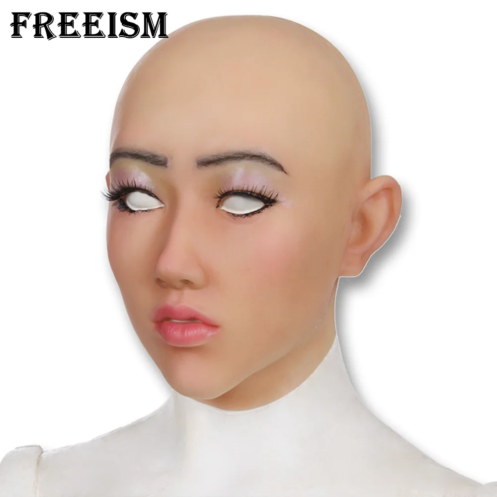 Искусственный человеческий кожи уход за кожей лица жуткая Реалистичная