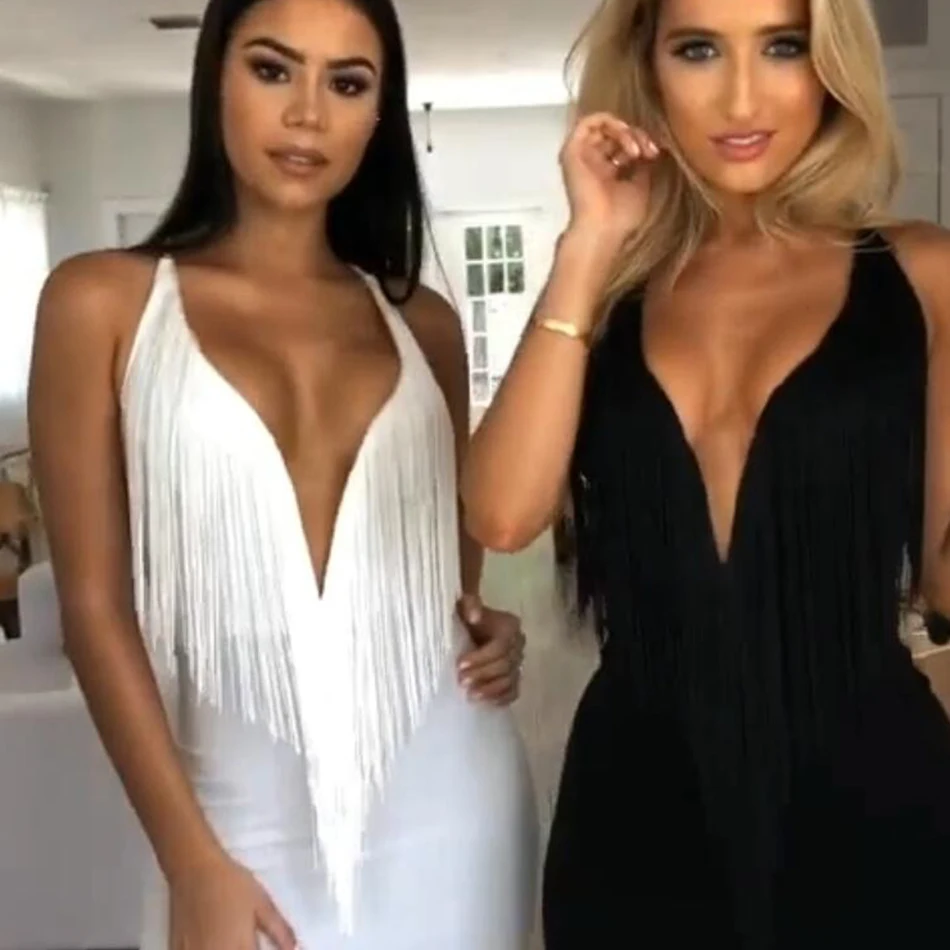 2019 Новый бандаж знаменитости для вечеринок платье женское Splaghetti ремень глубокий