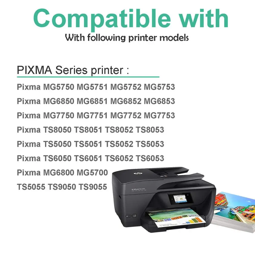 Совместимый чернильный картридж 14Pk PGI570 CLI 571 чернила для Canon PIXMA MG7750 MG7751 MG7752 MG7753