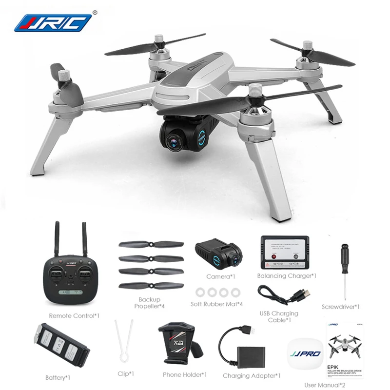 

JJRC JJPRO X5 RC Drone 5G WiFi FPV Drones GPS Positioning Altitude Hold 1080P Camera Point of Interesting Follow Brushless Motor