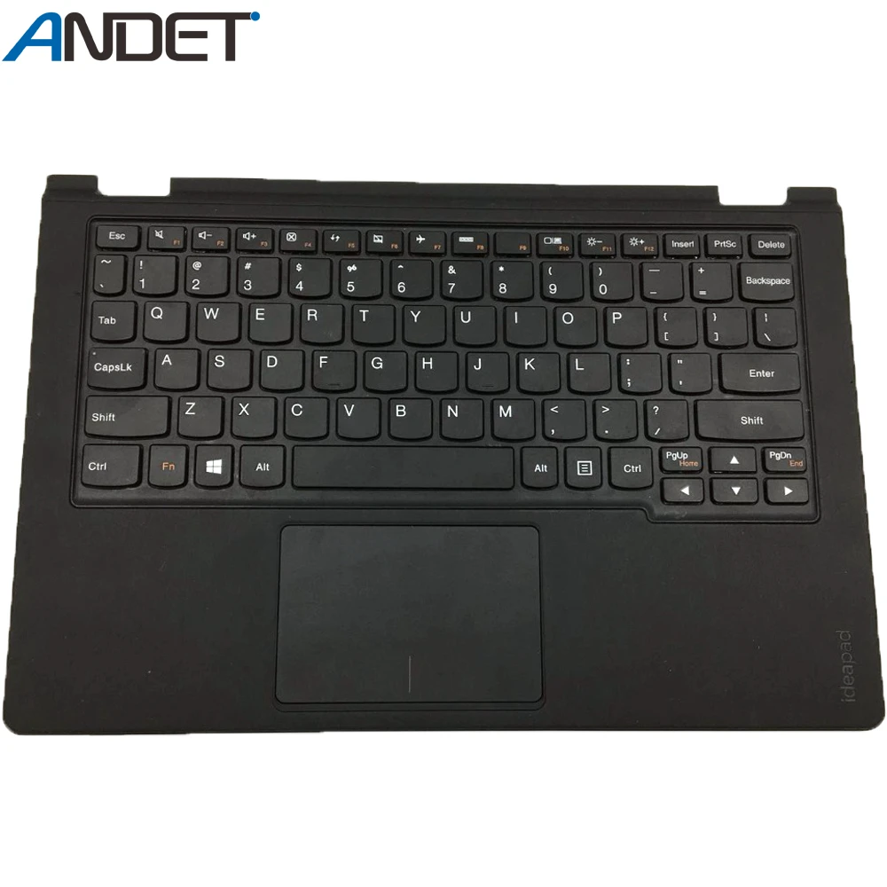 New Origianl for Lenovo Yoga 11S Palmrest Cover US Keyboard Bezel Upper Case with Touchpad AP0T4000400 25210801