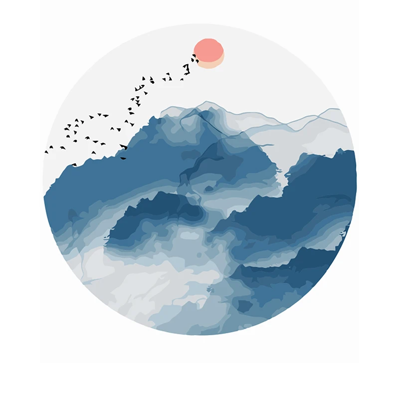 Абстрактные пляжные праздничные цифровые раскрашивания по номерам