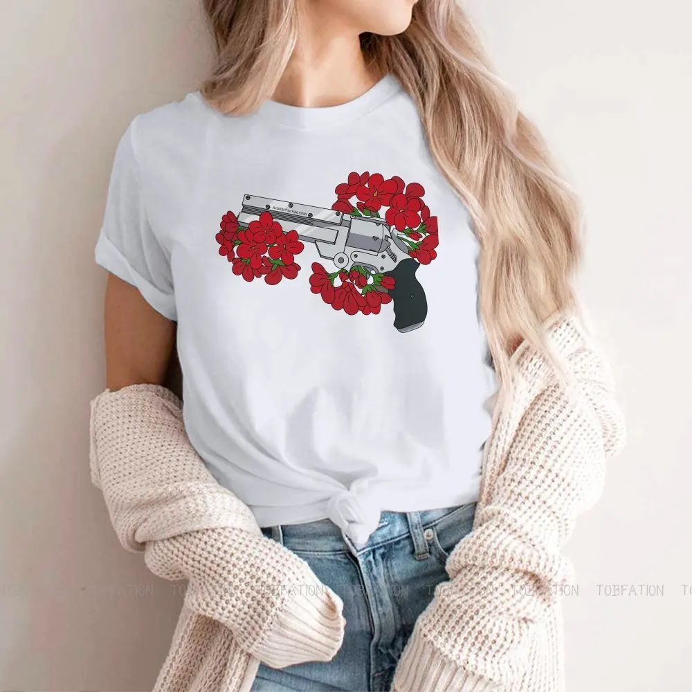 

Peacemaker TShirt For Girls Trigun Vash the Stampede Meryl Stryfe Thompson Anime Tees Fashion Female T Shirt Cotton Oversized