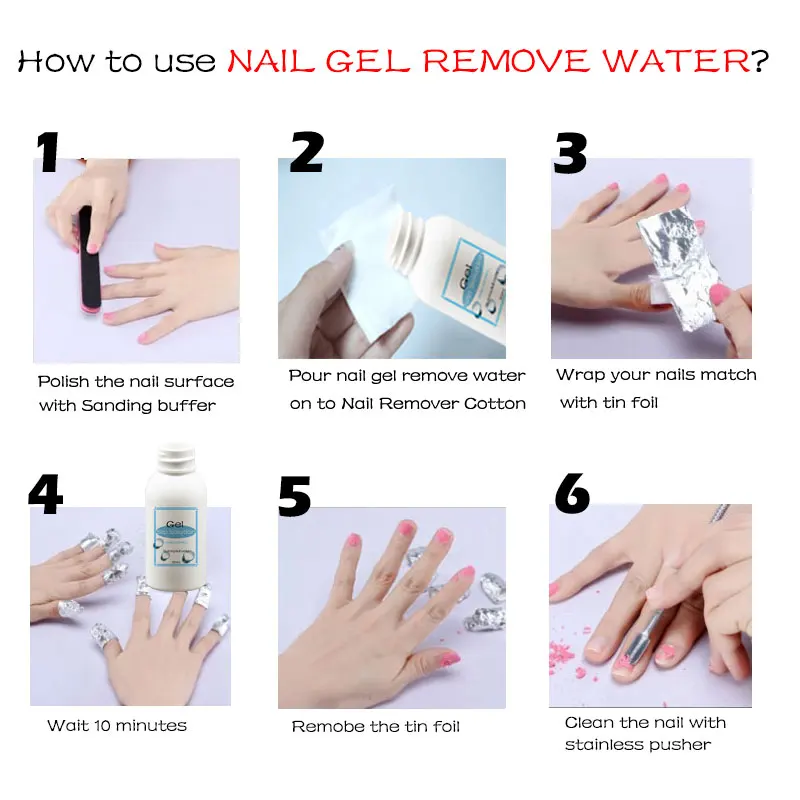 Хлопковое полотенце для ногтей 600 шт./пакет удаления гель лака профессионального